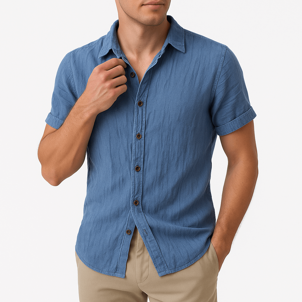 Short Sleeve Linen Shirt