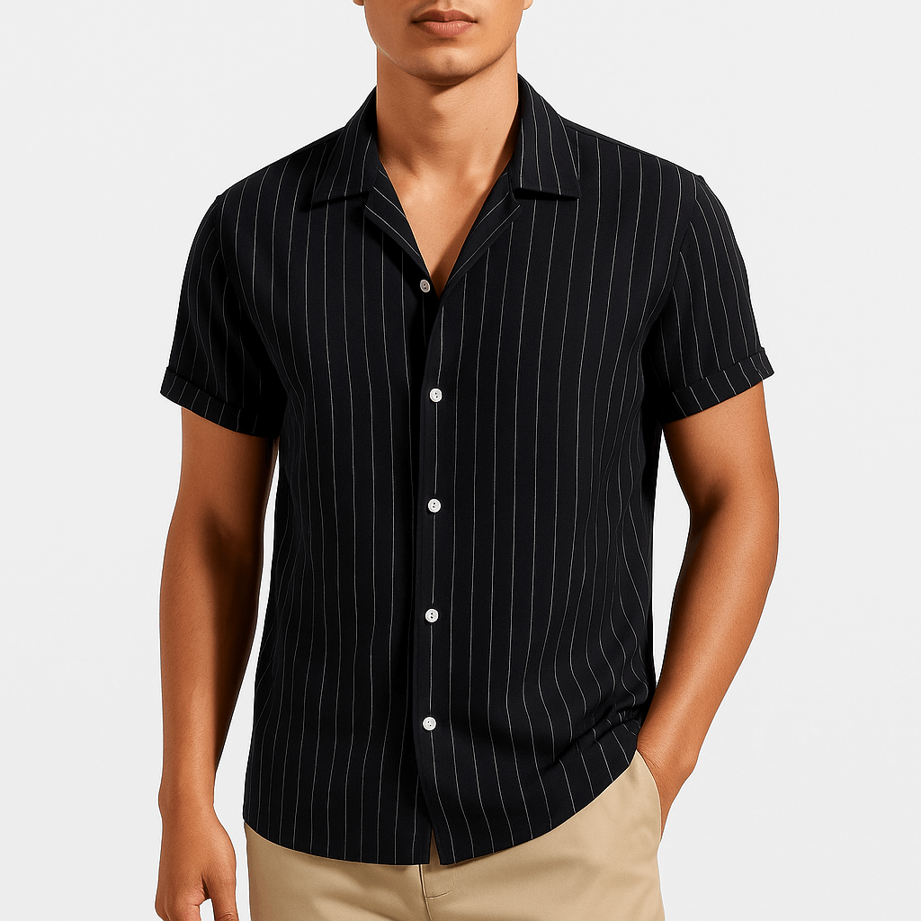 Short Sleeved Striped Shirt