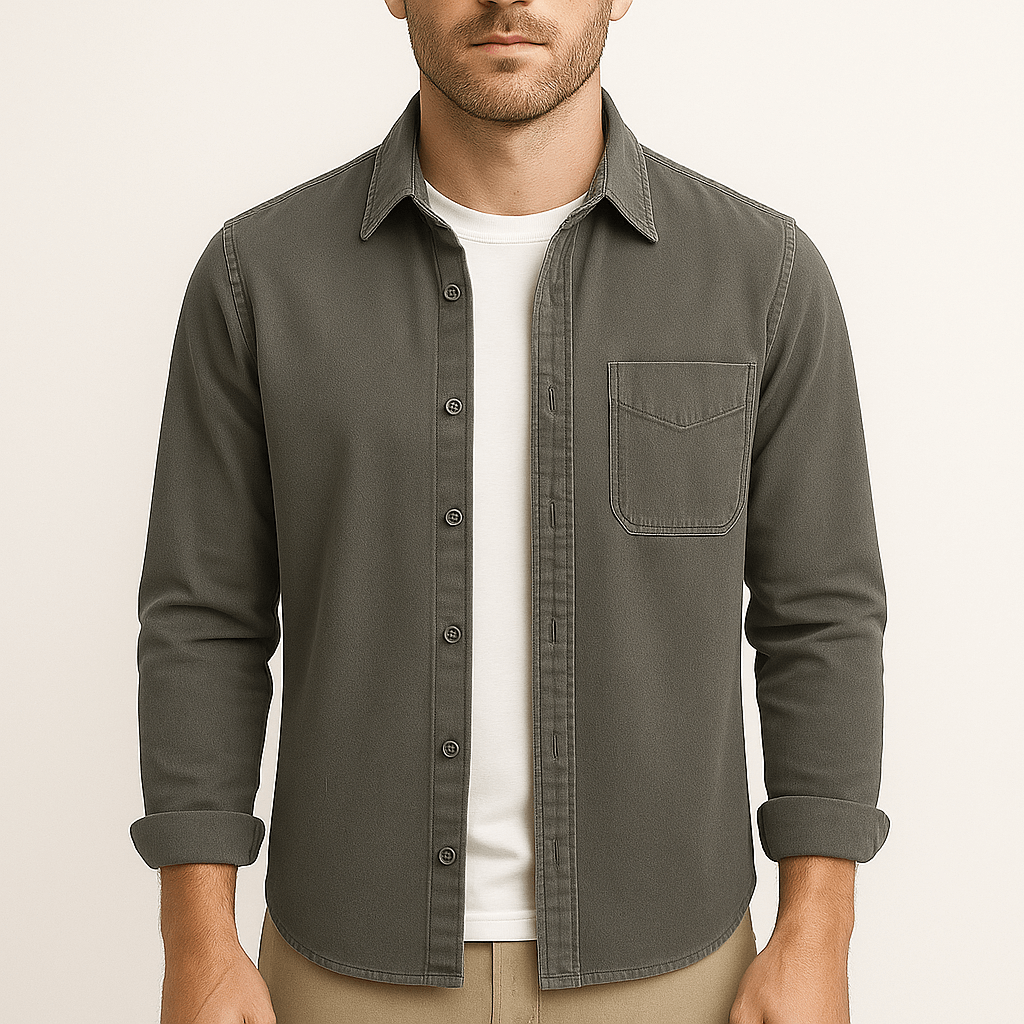 Corduroy Button Shirt