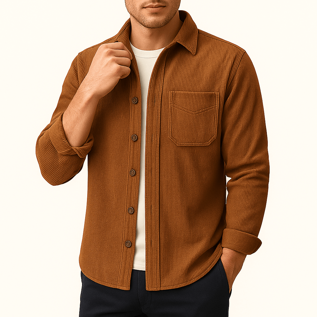 Corduroy Button Shirt