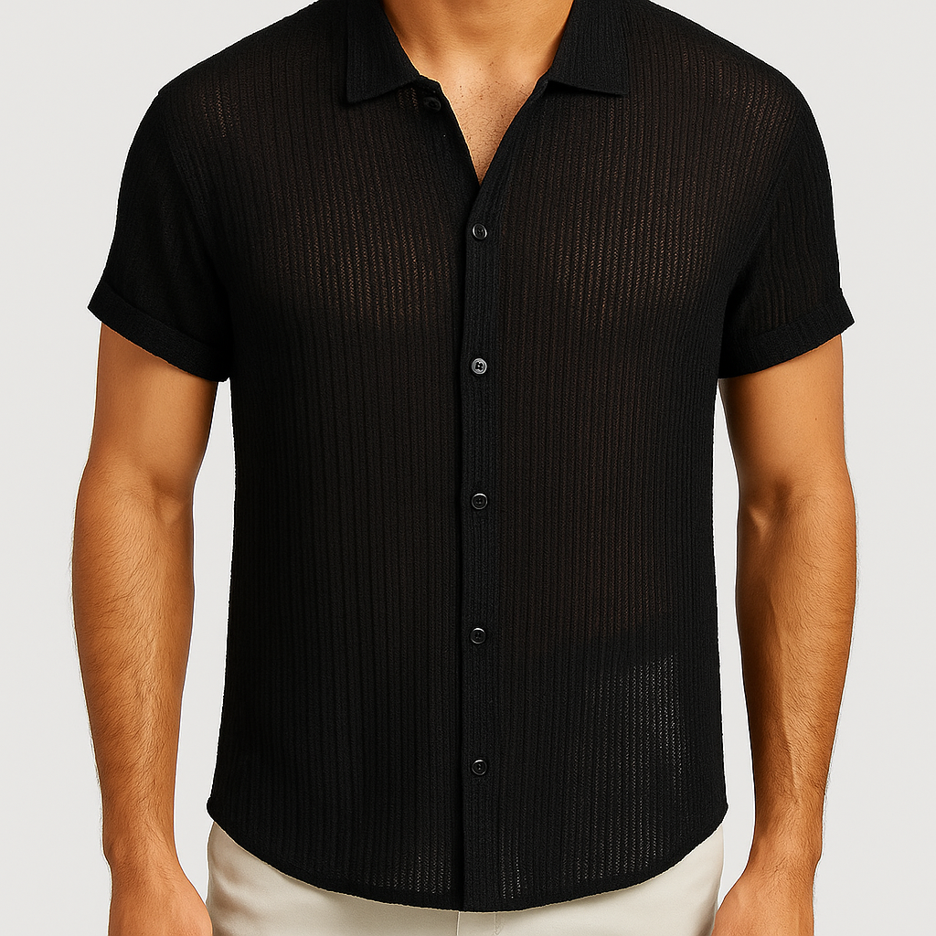 GStriped Summer Button-Down Shir
