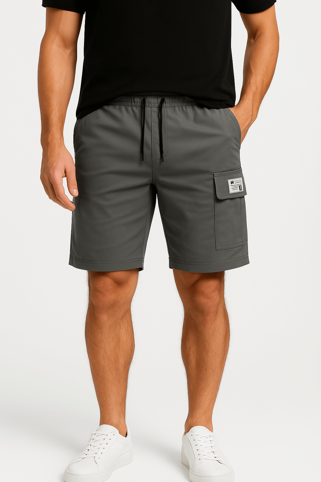 LumiNovi | Cargo Shorts Elastic Fit