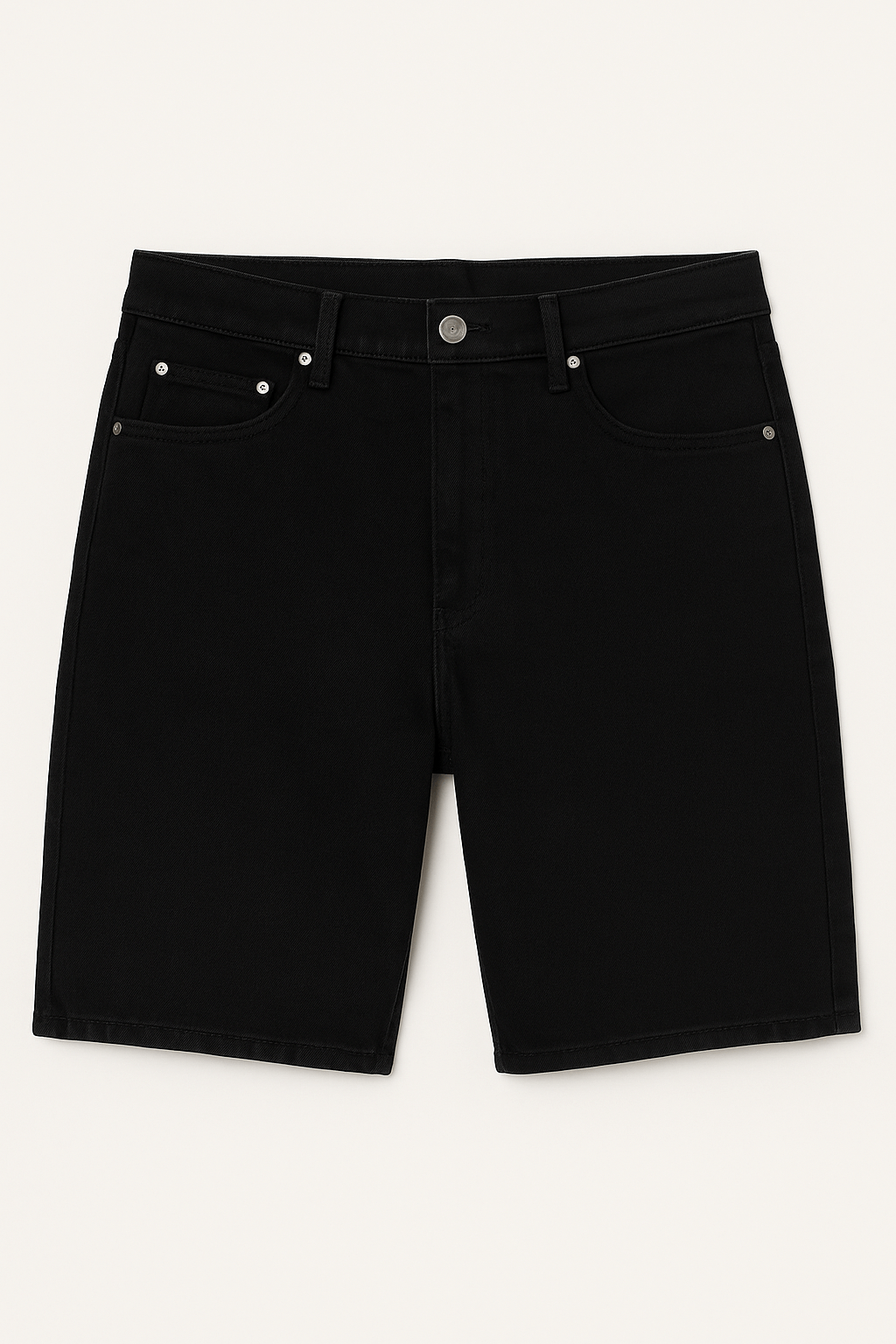 Luminovi | Black Twill Shorts