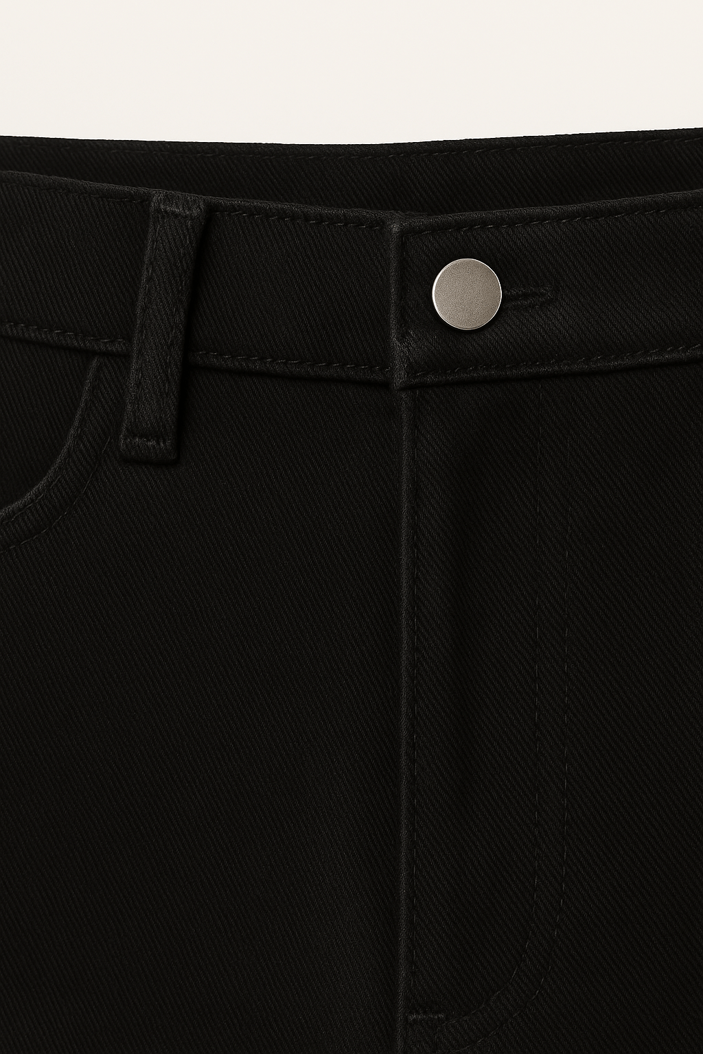 Luminovi | Black Twill Shorts