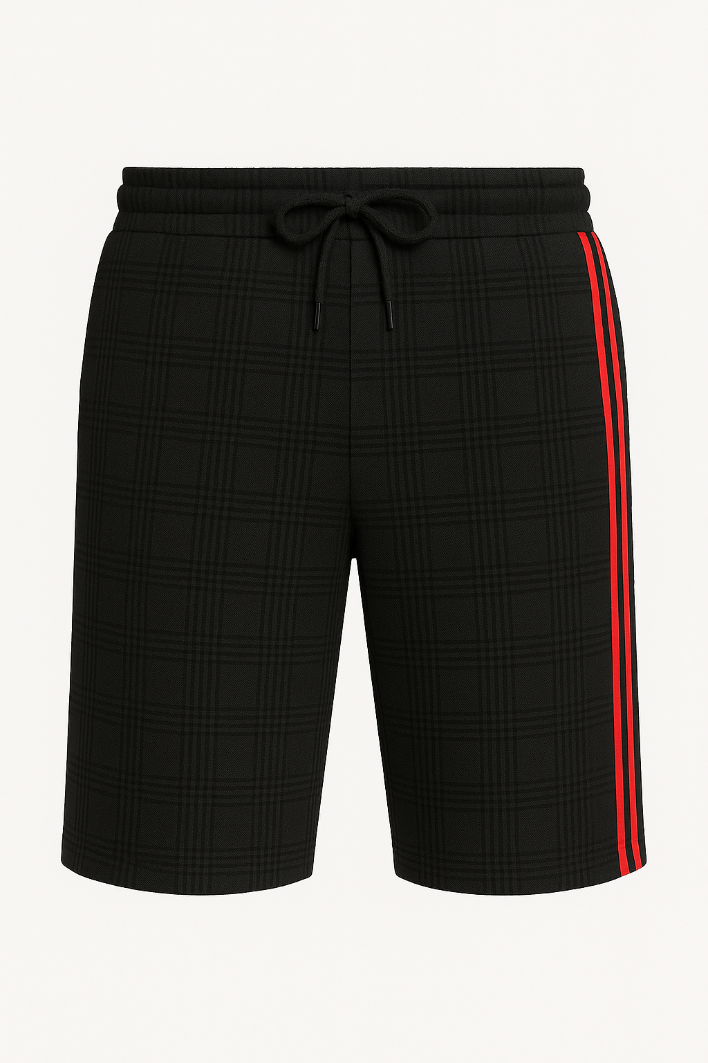 Luminovi | Checkered Drawstring Shorts
