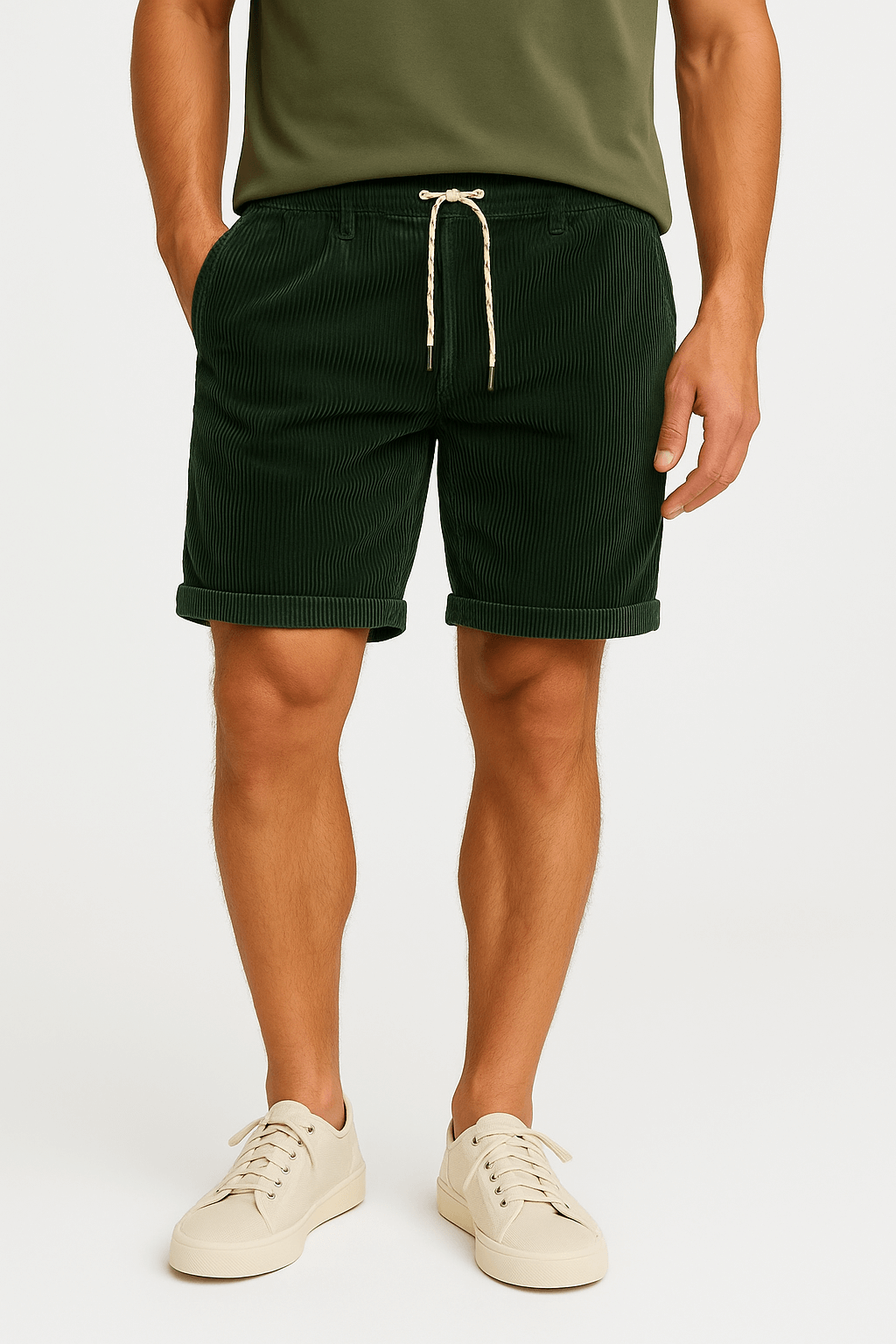 Luminovi | Corduroy Shorts