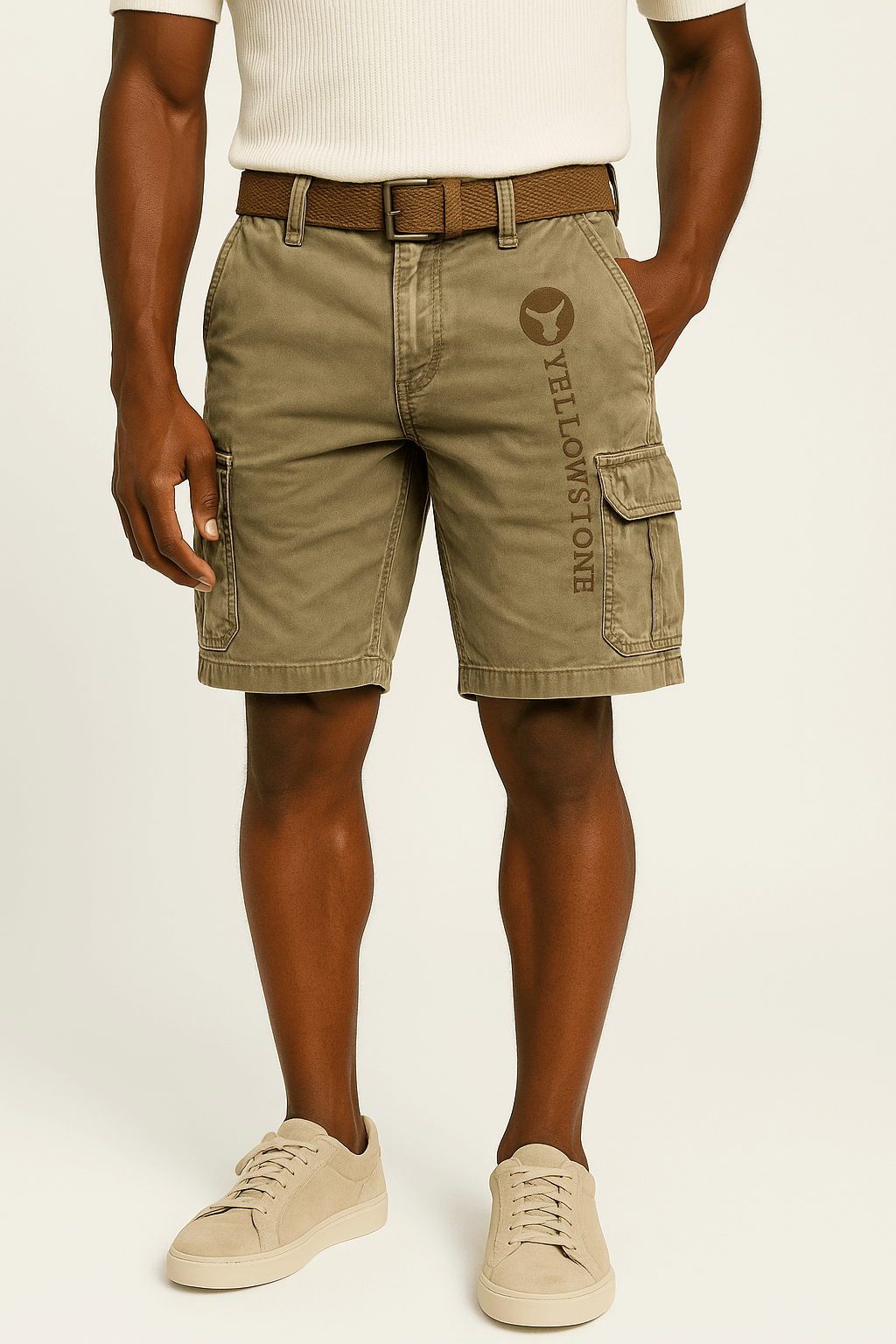 Luminovi | Cotton Cargo Shorts