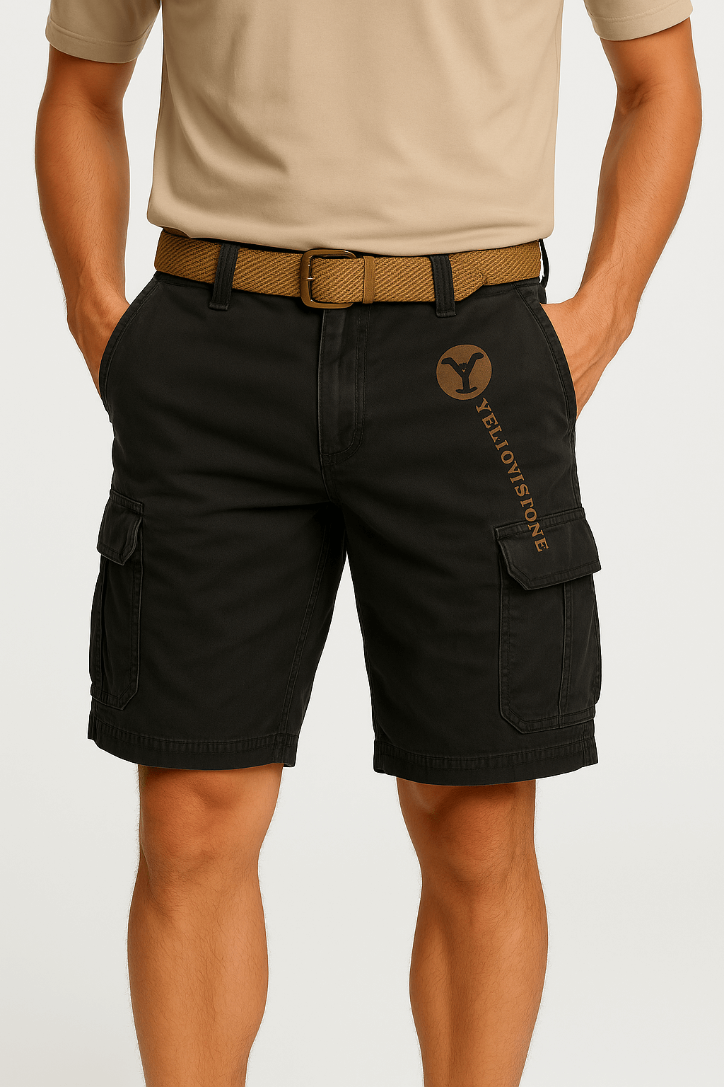 Luminovi | Cotton Cargo Shorts