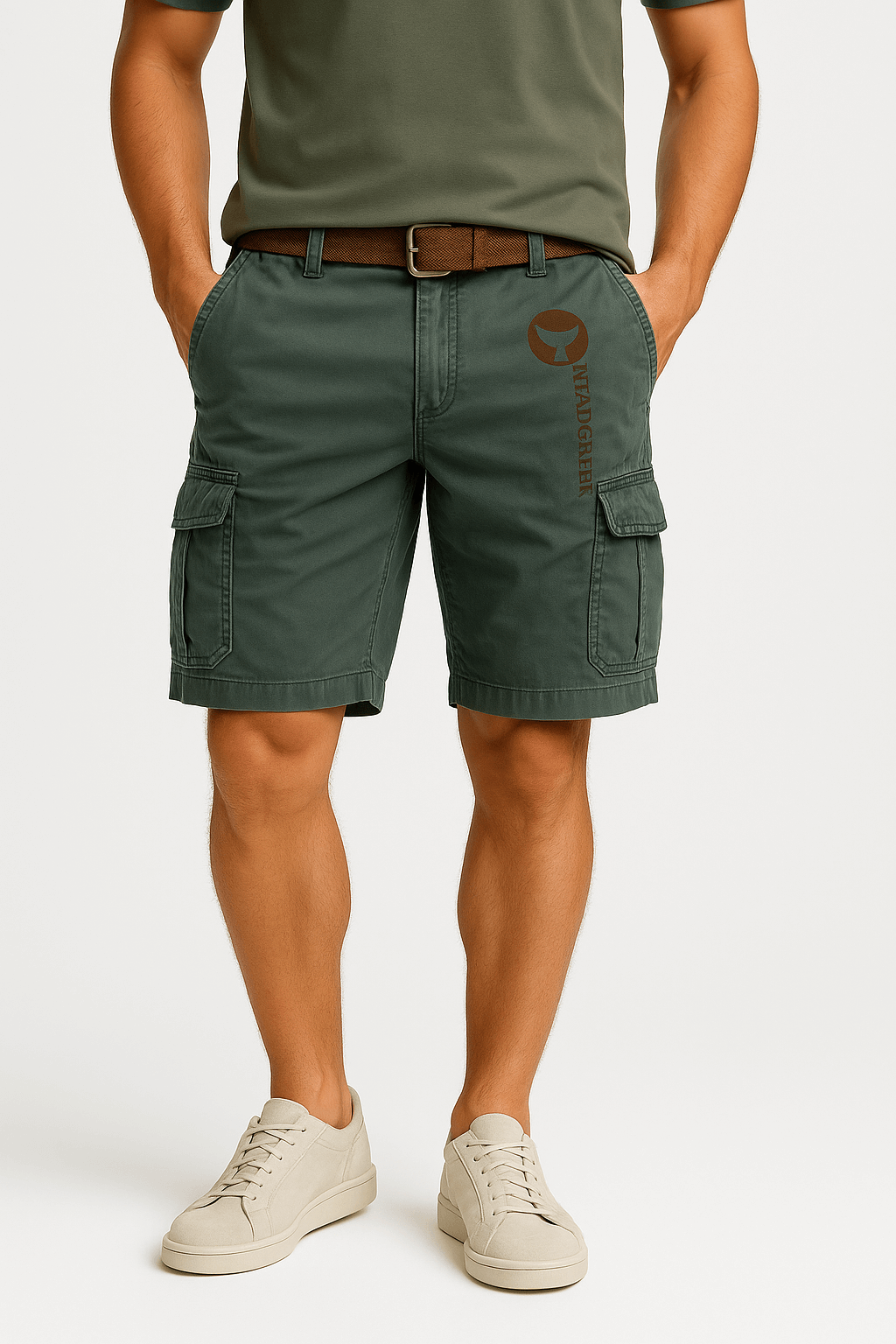 Luminovi | Cotton Cargo Shorts