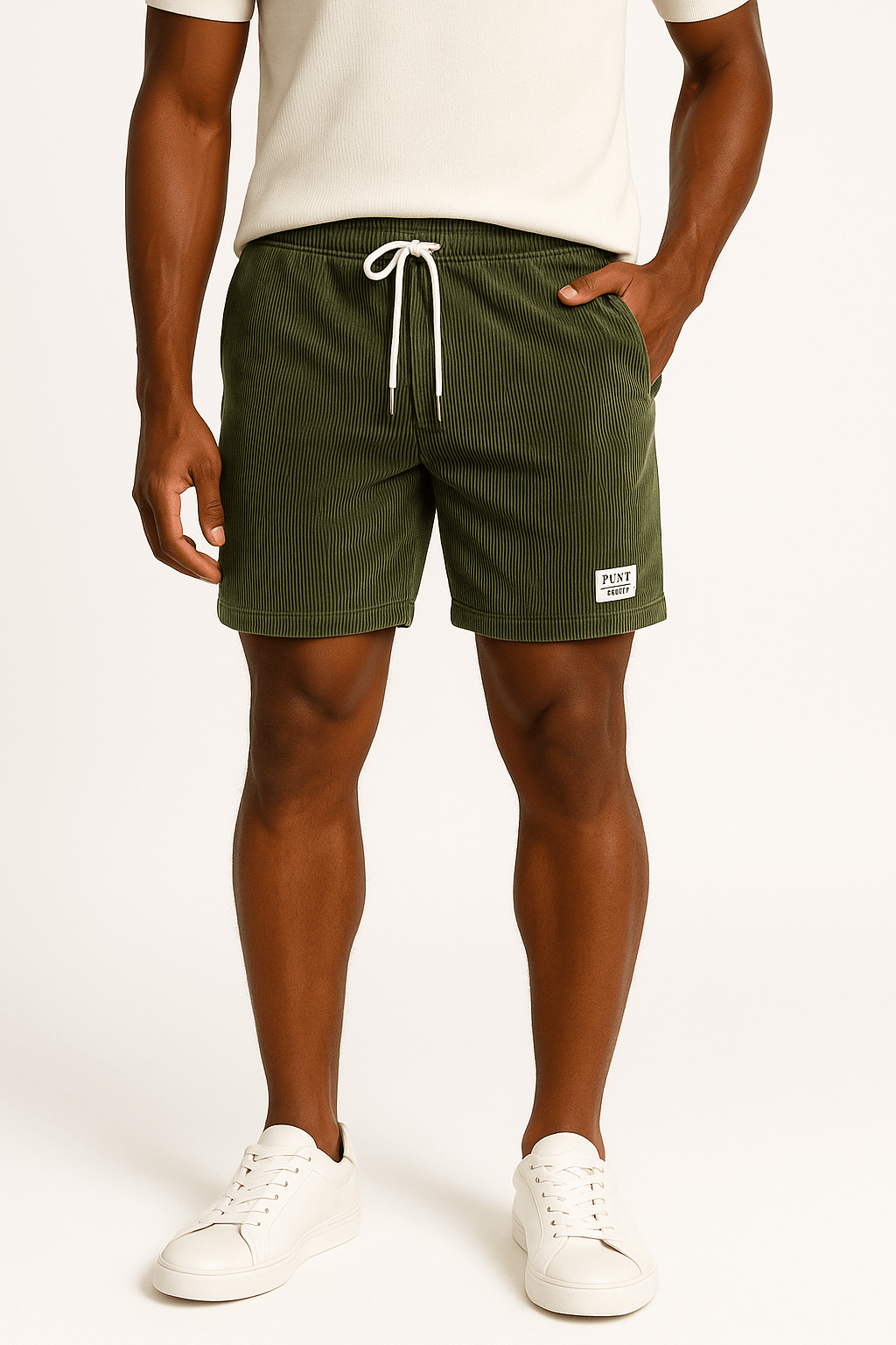 Luminovi | Cotton Drawstring Shorts
