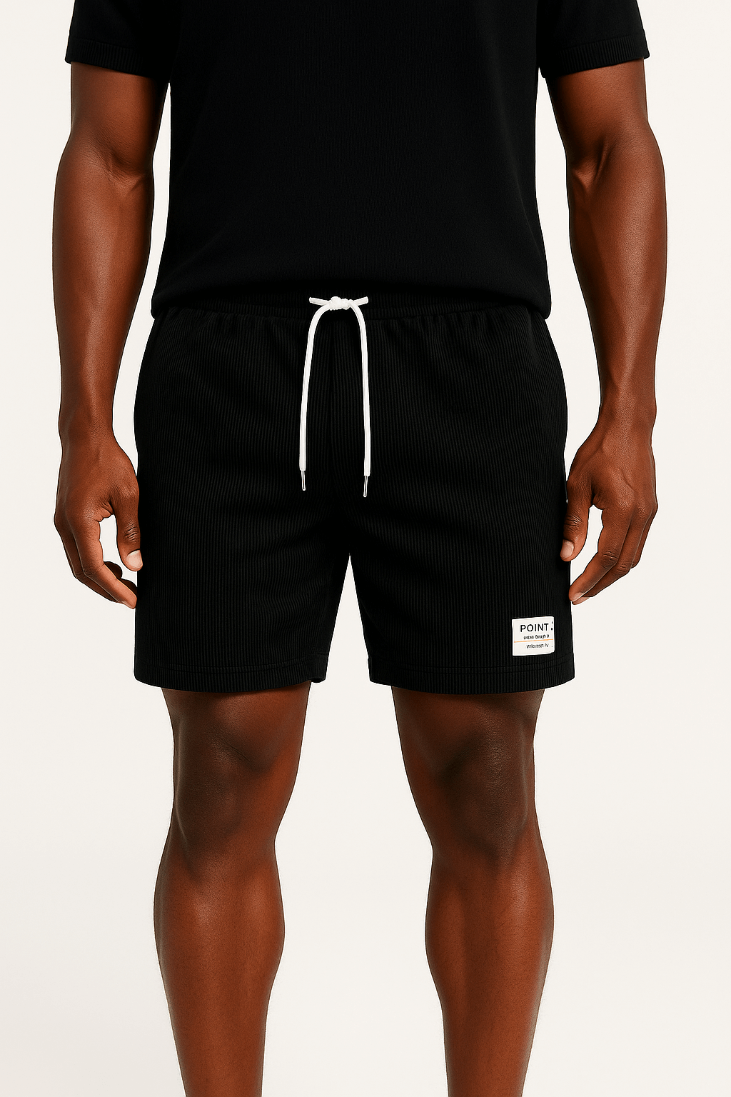 Luminovi | Cotton Drawstring Shorts