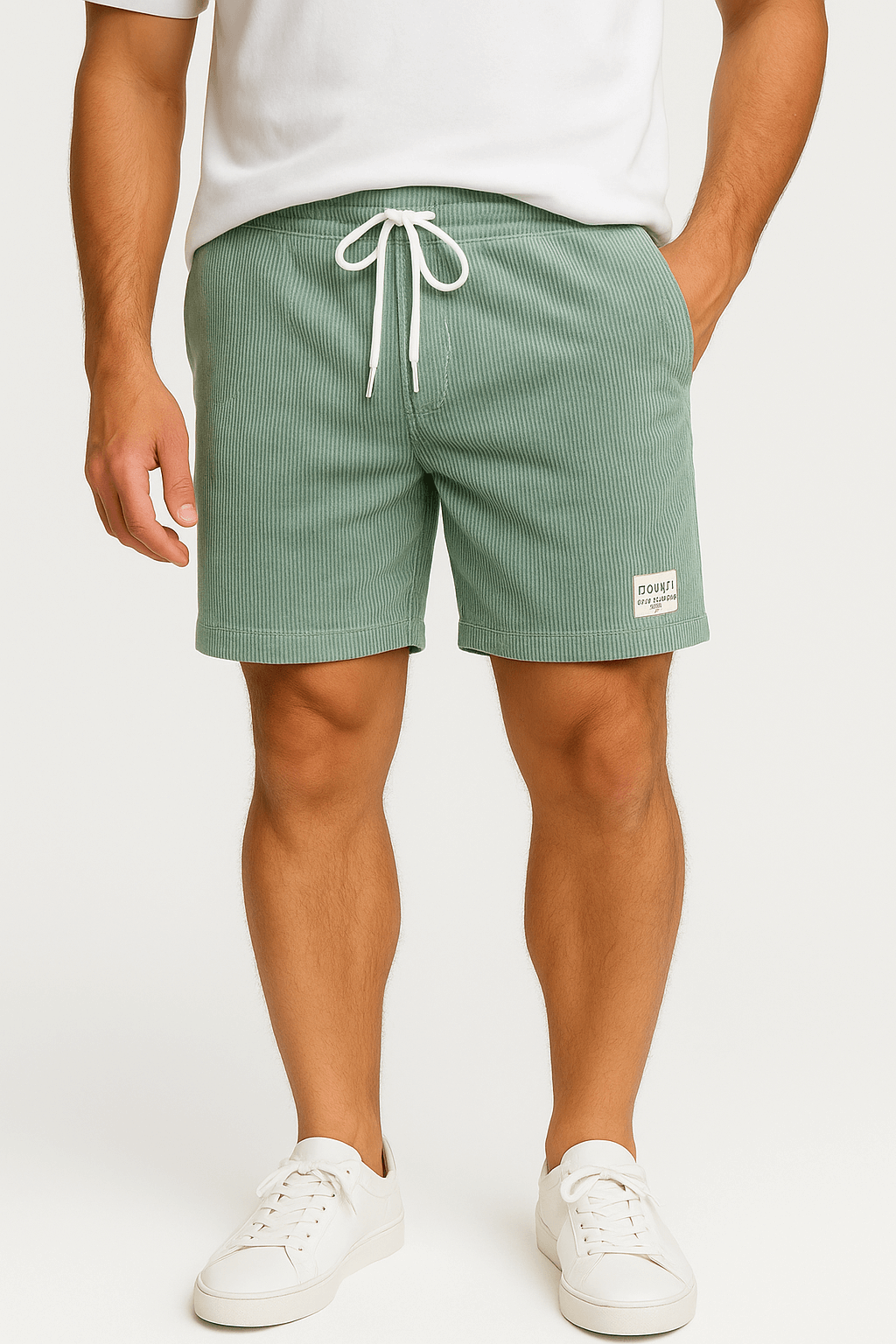 Luminovi | Cotton Drawstring Shorts
