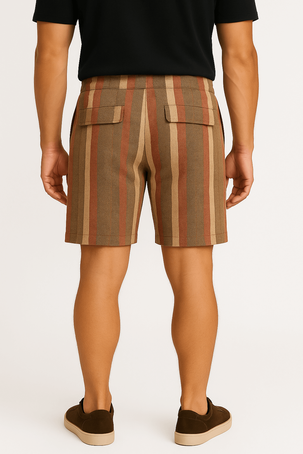 Luminovi | Tailored Stripe Shorts